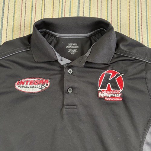 Extreme Eperformance Polo Shirt Mens XL Black Integra Keyser Racing Team Logo