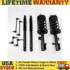 Front Struts + Rear Shocks + Sway Bar Link for Ford Escape Mazda Tribute Mercury