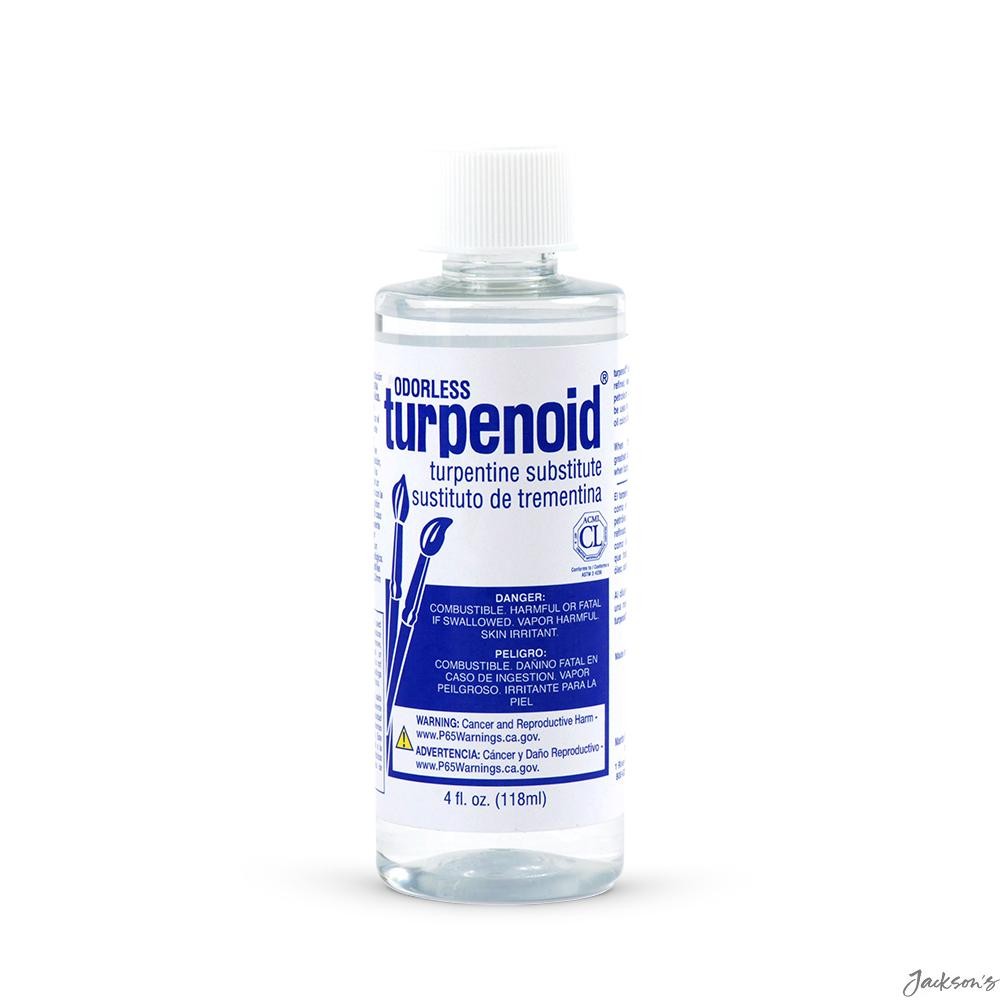 Weber Odorless Turpenoid Mineral Spirit 118ml Oil Paint Thinner Brush Cleaner
