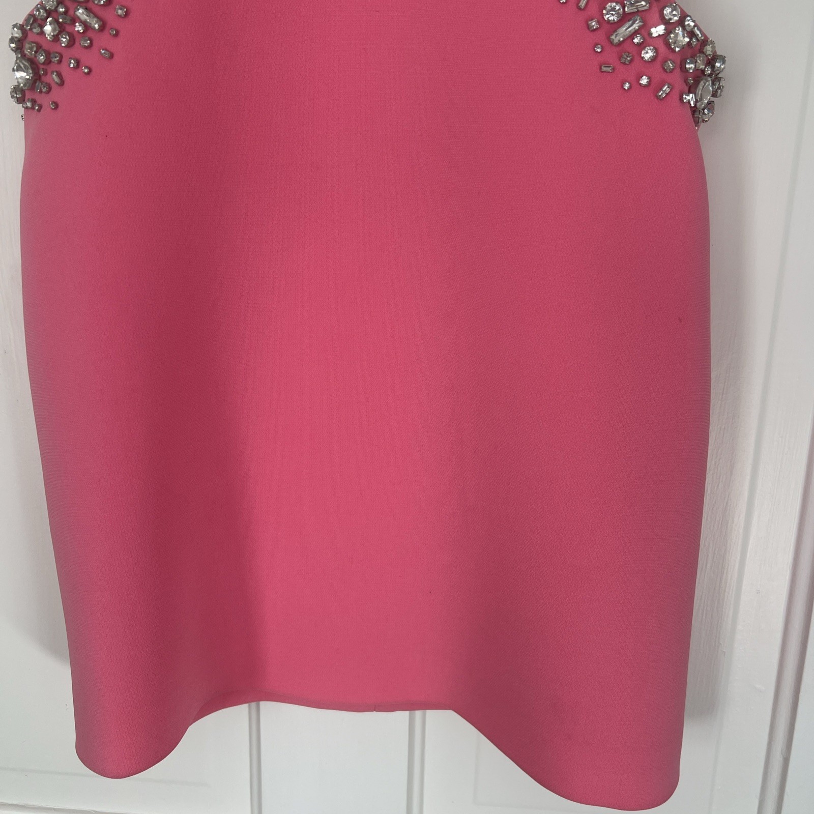 A.L.C. Pink Rhinestone Cutout Mini Dress