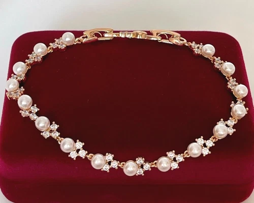 Simulierte Imitationsperle Modeschmuck-Armbänder-Anhänger