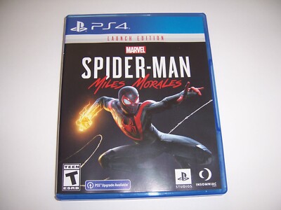 Replacement Authentic Box Case SPIDERMAN MILES MORALES PlayStation 4 PS4 NO DISC