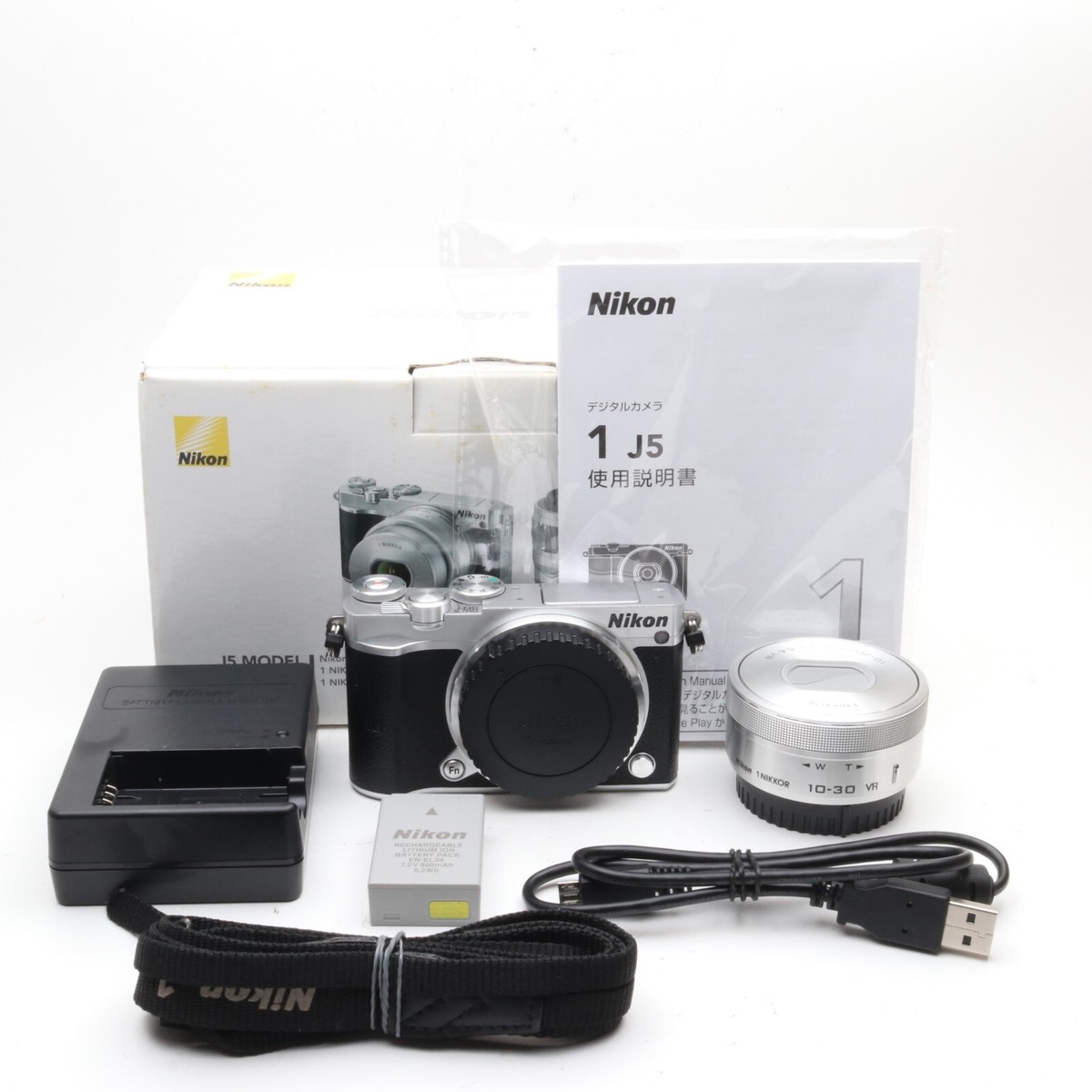 Near Mint,S/C:900】Nikon 1 Nikkor J5 W/10-30mm Lens 20.8MP Near Mint,S/C:900】Nikon 1 Nikkor J5 W/10-30mm Lens 20.8MP