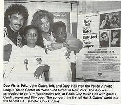 Hall & Oates 1988 - Billy Joel - Cyndi Lauper P.A.L./NYC boleto de concierto completo Foto 4 de 4