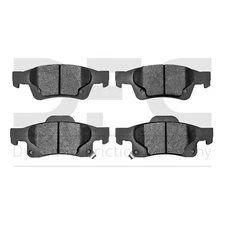 Rear Disc Brake Pad Set for Durango, Grand Cherokee (1310-1498-00)