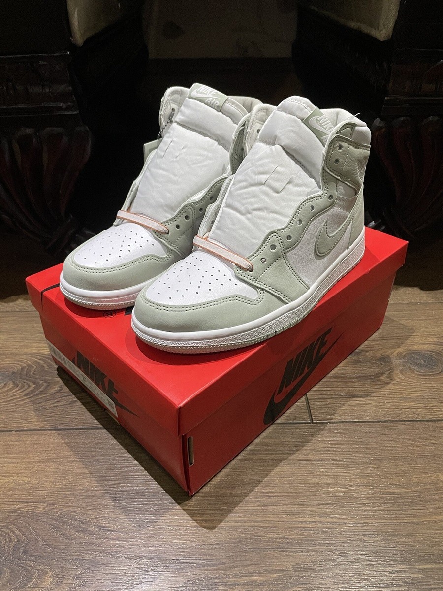 jordan 1 seafoam white healing orange