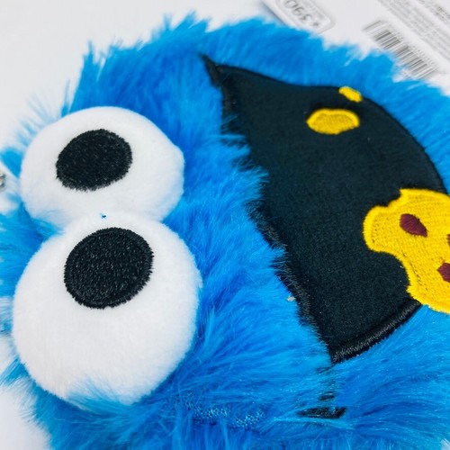SESAME STREET Cookie Monster Face Pouch Japan 2024 Muppet Workshop - Picture 8 of 17