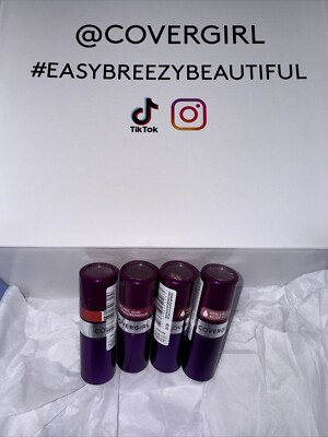 (Lot of 4) Covergirl Simply Ageless Moisture Renew Core Lipstick