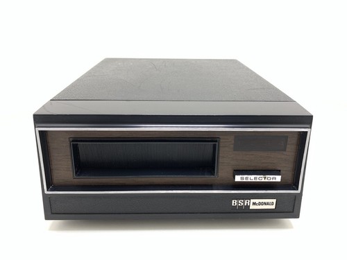 BSR McDONALD TD 8S Stereo 8-Track Playback Deck Vintage Working 220 V Good Look - Imagen 12 de 17