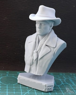 1/12 60mm BUST Resin Figure Model Kit US Wild West Gang Cowboy Warrior Unpainted