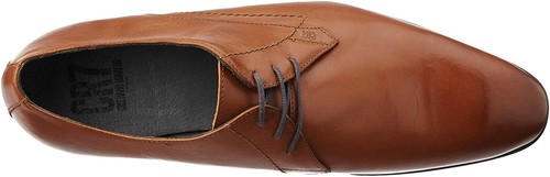 CR7 - Scarpe Derby Cristiano Ronaldo Flamenco 02 Cognac Nuove - Foto 5 di 7