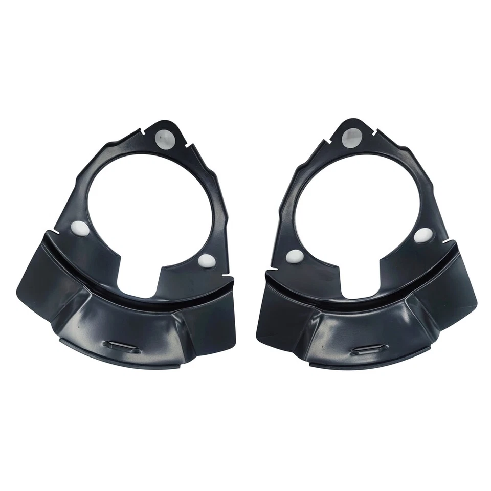 Pair 2 Brake Dust Shields For 1999-07 Chevrolet Silverado C1500 Cadillac GMC - Imagem 2 de 4