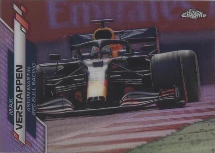 2020 Topps Formula 1 Max Verstappen リフ 2020 Topps Chrome F1 #26 Max Verstappen RC 70th Anniversary