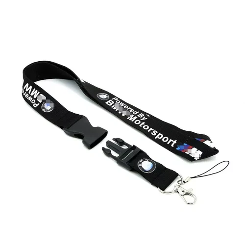 For BMW M 1PCS Motorsport Lanyard Neck Strap Key Chains ID Holder Keyring 22" - Picture 3 of 10