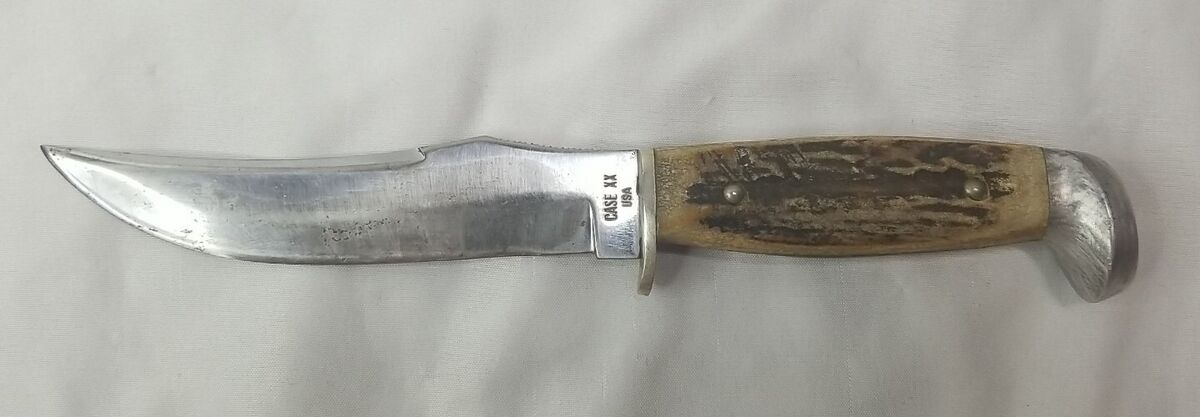 Vintage CASE XX USA MODEL 523-5 STAG HUNTING & FIGHTING Vintage CASE XX USA MODEL 523-5 STAG HUNTING & FIGHTING