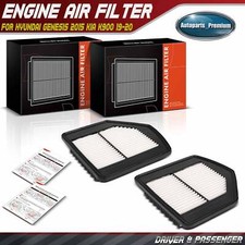 2x Engine Air Filter for Hyundai Genesis 2015 Genesis G80 G90 Kia K900 3.3L 5.0L