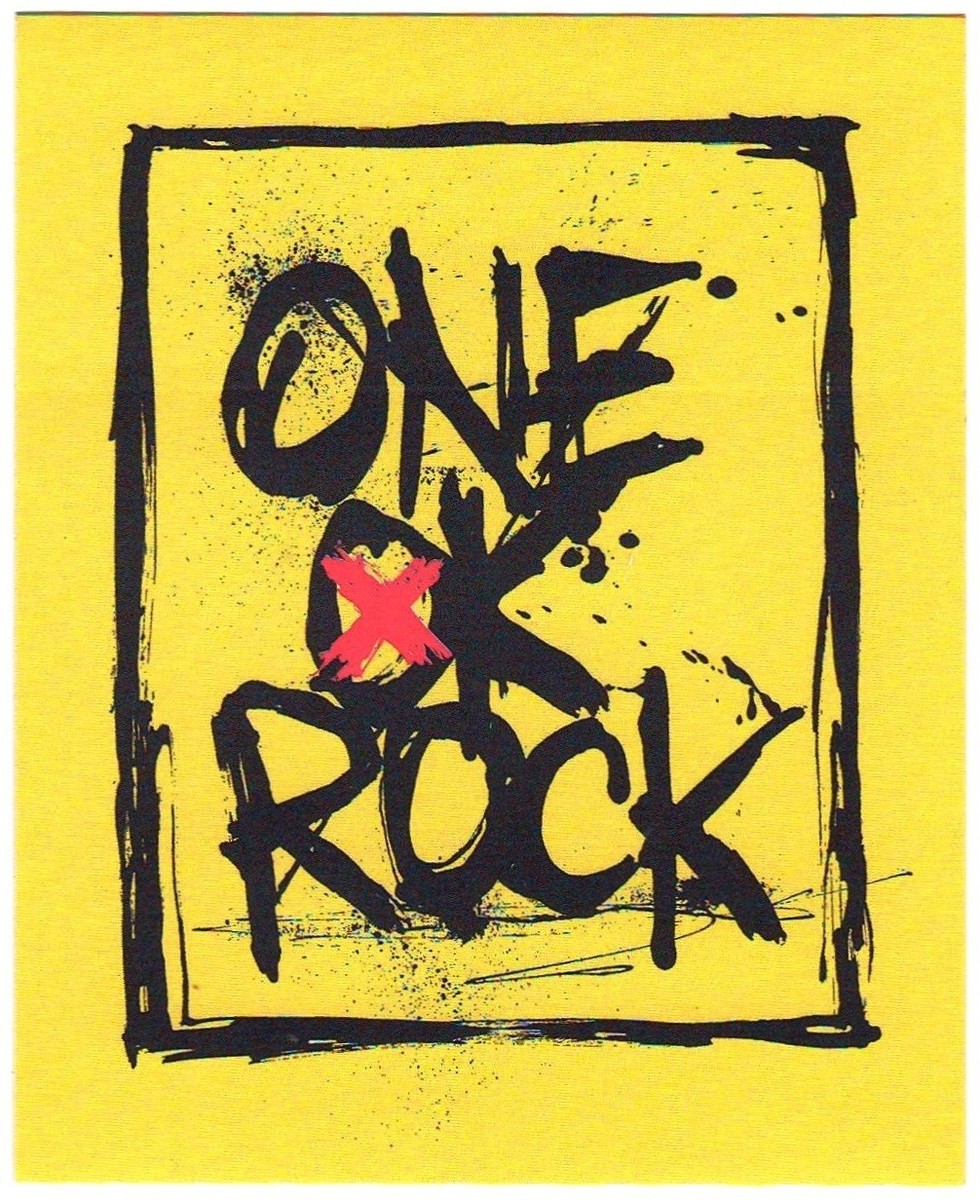 ONE OK ROCK Ambitions Ltd Ed RARE Sticker +BONUS Rock Alt