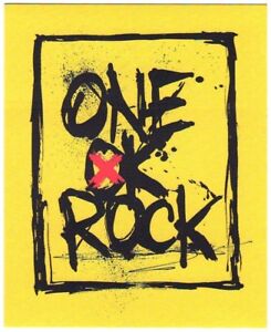 One Ok Rock Ambitions 17 Ltd Ed Rare Sticker Free Rock Alt Punk Pop Stickers Ebay