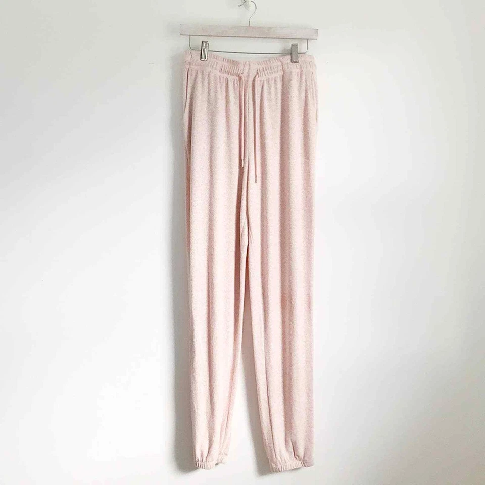 H Halston Studio NUEVO Joggers Rosa Suave Medianos Foto 3 de 4