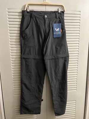 White Sierra Zip Off Convertible Outdoor Pants Women's size S Hiking Climbing