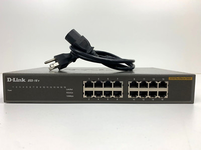 D-Link DSS 16 + Plus Unmanaged 16-port Desktop Fast Ethernet Switch