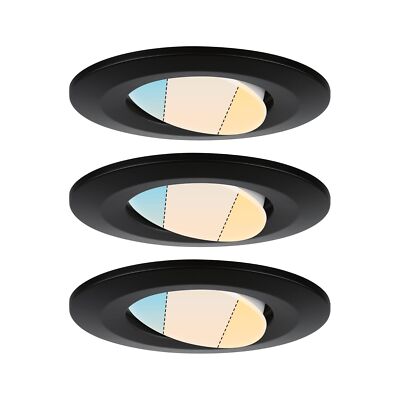 Paulmann HomeSpa LED Einbauleuchte Calla 3er-Set schwenkbar IP65  90mm 30°  3x5W