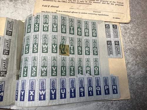 WWII War Ration Books and Application 1943 - Picture 6 of 11