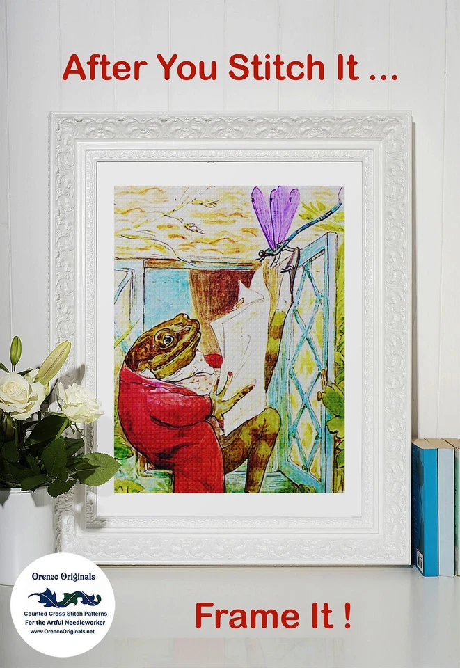 Peter Rabbit Visits Barnyard Friends Beatrix Potter Counted Cross Stitch Pattern - Image 2 of 4