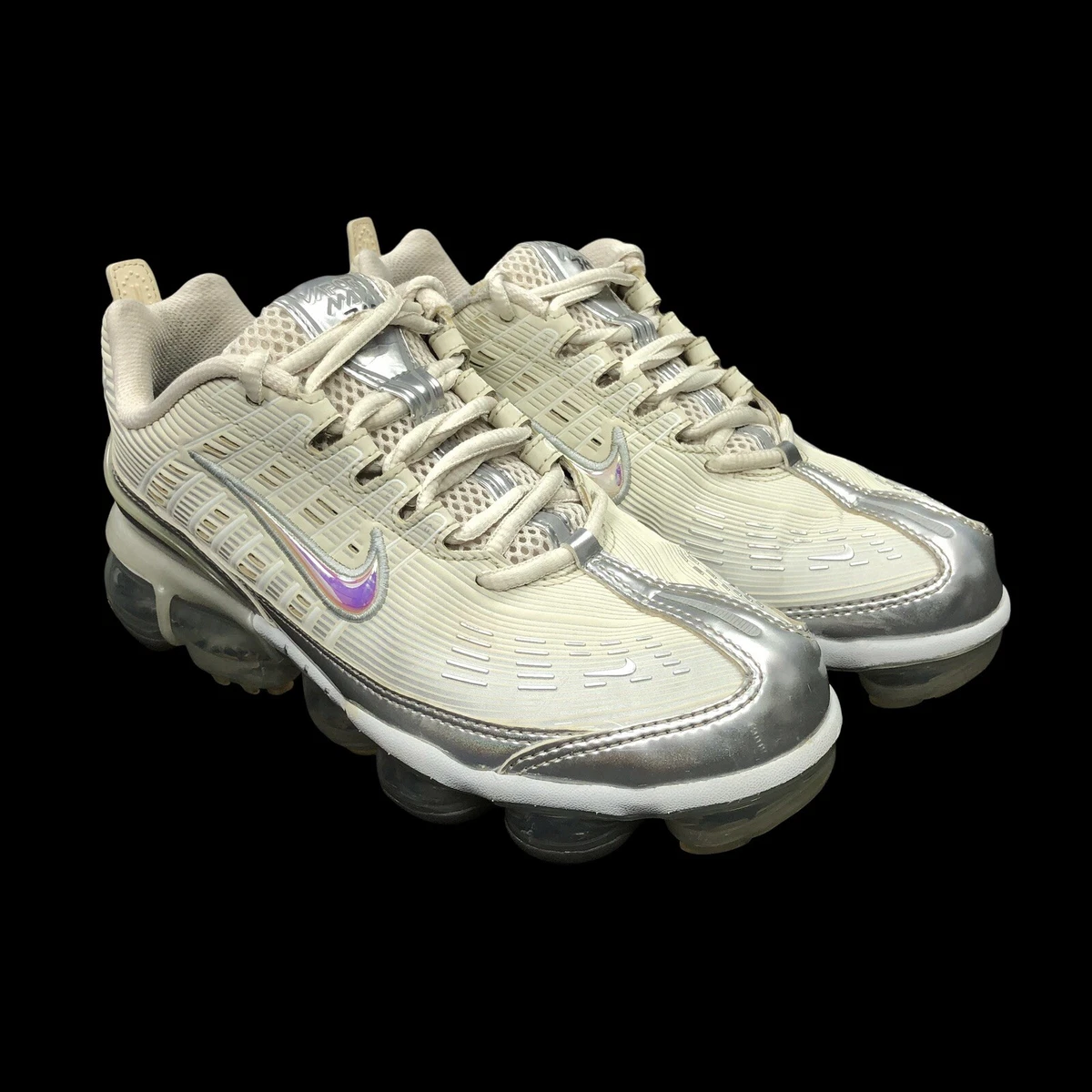 vapormax 360 cream and silver