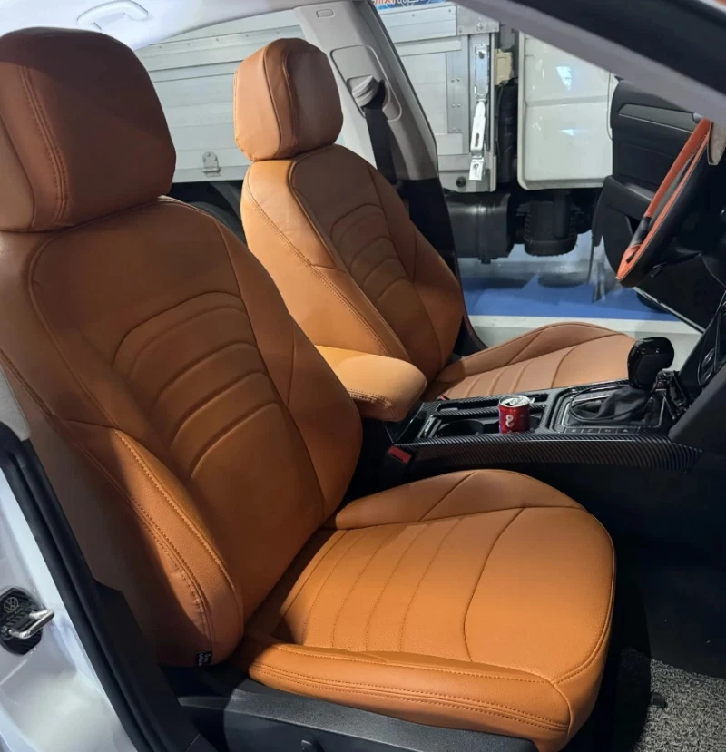PARA COCHE COJINES DE CUERO 2019-2023 VOLKSWAGEN ARTEON MOTOPTES PERSONALIZAR VW CUBIERTA Foto 2 de 4