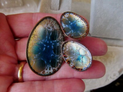 VINTAGE SIGNED HOGAN BOLAS METALLIC ENAMELED COPPER 1.5