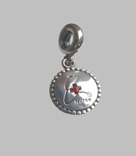 Genuine Pandora Sterling Silver Nurse Dangle Charm 791169_45 Retired - Picture 2 of 5