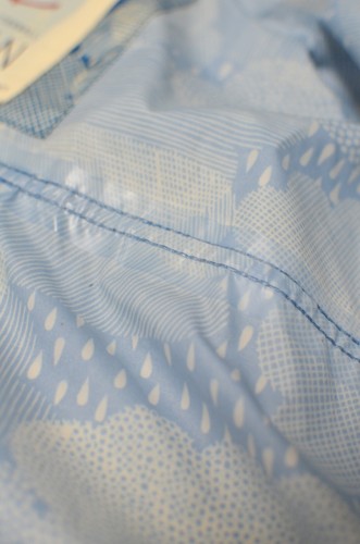 Seasalt Cornwall Rain Coat The Pack It Jacket II Cloud Print Size Medium - Picture 8 of 10