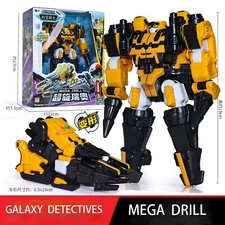 Tobot V Galaxy Detectives Mega Drill Action Figure Transform Vehicle Robot Toy