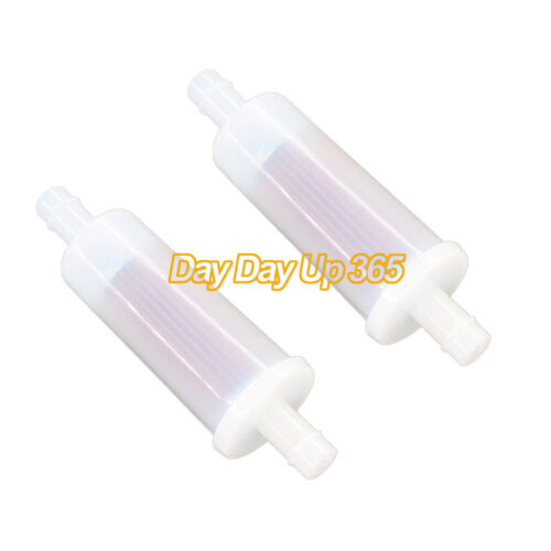 2x 3/8" Inline Fuel Filter For Mercury Outboard Johnson Evinrude 802128A1 398319 - Picture 2 of 6