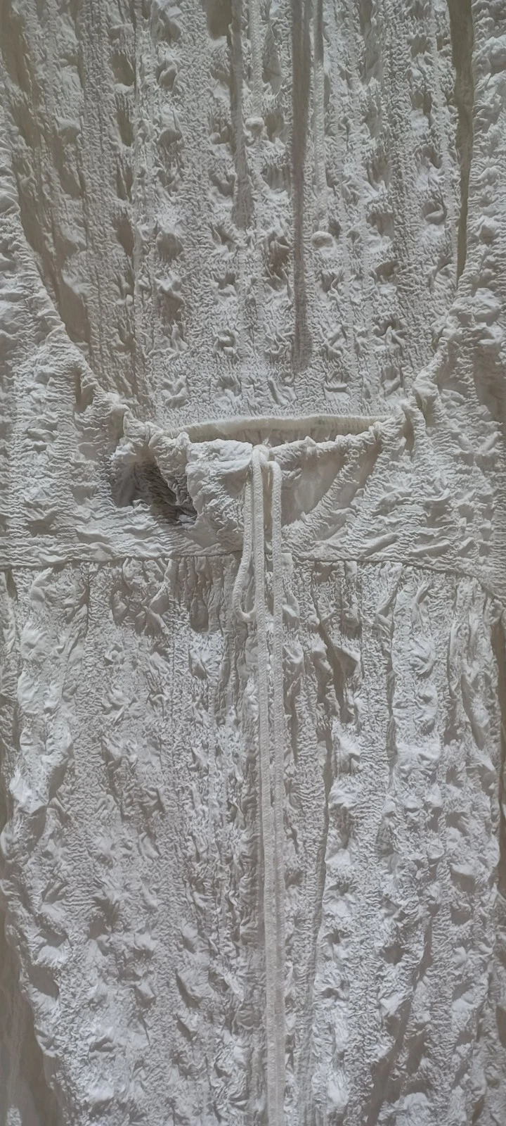 OFF WHITE Abito Asos Off White aperto dietro taglia 14