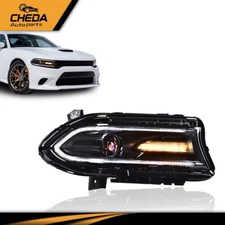 Fit For 2015-2022 Dodge Charger LED DRL Projector Headlight Headlamp Right Side