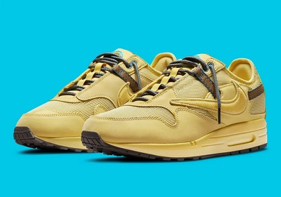 Nike Air Max 1 Travis Scott Cactus Jack Saturn Gold Size 14. DO9392-700