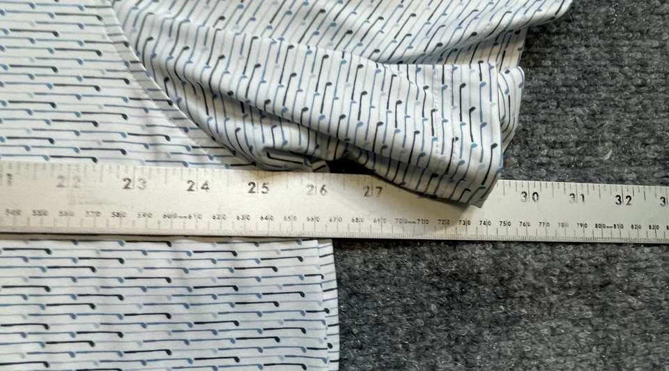 Camisa polo de golf Southern Proper para hombre XL blanca con estampado de palo de golf Top de rendimiento Foto 4 de 4