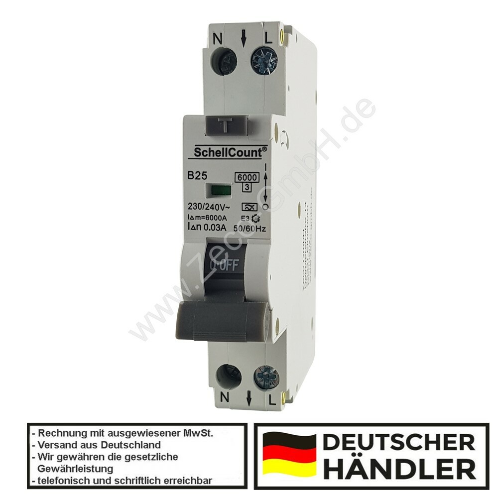 ABB Interruttore FI/LS, Car. B Tipo A, 6 A, 30 MA - Foto 9