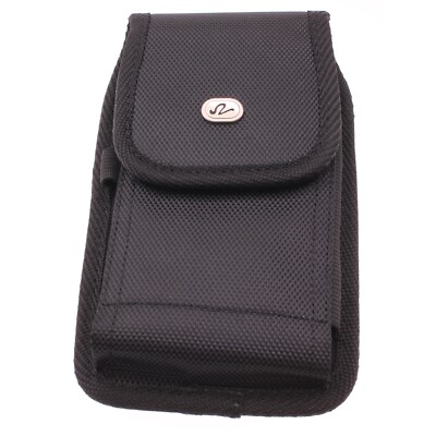 Holster Rugged Case Belt Clip Canvas Cover Pouch Carry for Cell Phones
