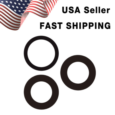 Rear Back Camera Glass Lens Cover+Adhesive For  iPhone 14 15 Plus Pro Pro Max