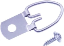 D-Ring Picture Hangers with Screws, 50 Pcs Single Hole Picture Hanging Hardwa...