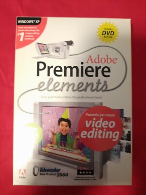 Adobe Premeire Elements for Windows XP: 2004