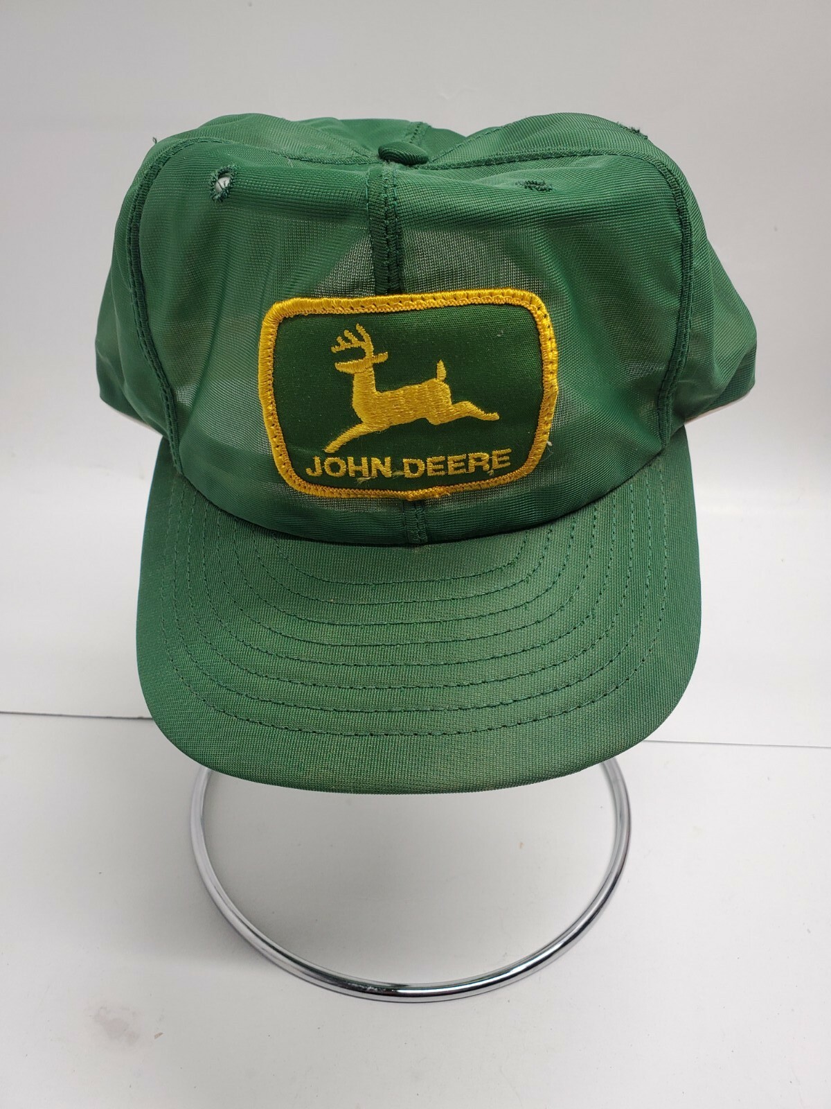 Vintage Farm Trucker Hat John Deere Louisville mfg co… Gem