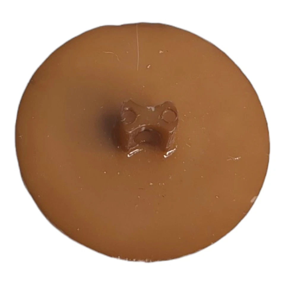 Lot 6 Medium Buttons VTG Brown Textured Wood Grain Size 22mm Shank - Image 4 of 4