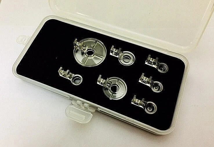 Clear Plastic Ruler Foot, Echo Feet & Couching Feet Kit (7 Feet)  Package - Image 2 of 4