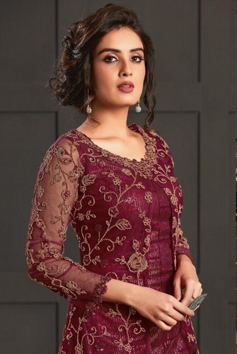Indian Designer Pakistani Salwar Bollywood Women Readymade Kameez Wedding Suit - Picture 23 of 35