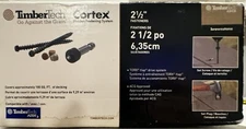 Timbertech Cortex Harvest 2.5” Brownstone Hidden Deck Fastener 100 Sq Ft, 350 Pk