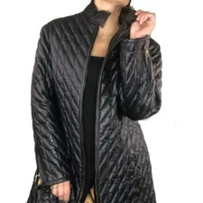 Shebang Women's Full-length Leather Jacket Coat Size 3x